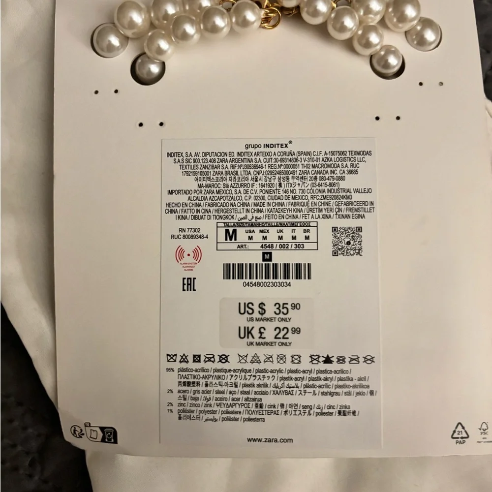 Zara Pearl necklace - Picture 3 of 3